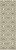 7' Olive Green and Ivory Trellis Non Skid Runner Rug