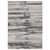 8' X 11' Gray And Ivory Abstract Area Rug With Fringe