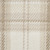 8' Runner Beige and Ivory Plaid Power Loom Runner Rug