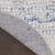 8' Ivory Blue and Gray Abstract Round Rug