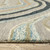8' Gray And Blue Wool Abstract Hand Tufted Runner Rug