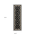 8' Blue And Ivory Oriental Runner Rug With Fringe