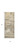 8' Gold and Ivory Abstract Power Loom Runner Rug