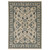 8' X 11' Beige And Blue Oriental Area Rug With Fringe