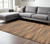 8' X 10' Tan and Red Geometric Flatweave Handmade Area Rug
