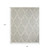 8' X 10' Ivory And Gray Floral Hand Tufted Area Rug