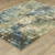10' X 13' Blue And Green Abstract Area Rug