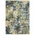 10' X 13' Blue And Green Abstract Area Rug