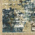 10' X 13' Blue And Green Abstract Area Rug