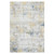 10' X 14' Gold Ivory And Blue Abstract Area Rug