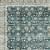 5' X 7' Teal And Ivory Oriental Distressed Area Rug