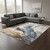 Copper Abstract Area Rug