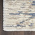 4' X 6' Light Blue Gray and Beige Abstract Shag Area Rug