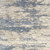 4' X 6' Light Blue Gray and Beige Abstract Shag Area Rug