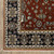 8' X 11' Red Oriental Area Rug With Fringe
