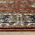 8' X 11' Red Oriental Area Rug With Fringe