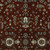 8' X 11' Red Oriental Area Rug With Fringe