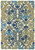 7' X 10' Green Gray and Tan Floral Power Loom Area Rug
