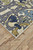 7' X 10' Green Gray and Tan Floral Power Loom Area Rug
