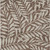3' X 5' Brown And Beige Floral Washable Indoor Outdoor Area Rug
