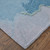 4' X 6' Blue Gold And Gray Abstract Hand Tufted Area Rug