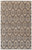 5' X 8' Taupe and Tan Geometric Hand Woven Area Rug