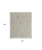 4' X 6' Gray and Brown Wool Floral Hand Knotted Area Rug