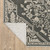 10' X 13' Gray And Light Gray Oriental Area Rug