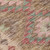 8' Brown Round Geometric Washable Indoor Outdoor Area Rug