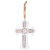White Decorative Resin Wall Cross 6.25H