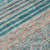 8' Teal Blue Salmon And Beige Round Medallion Washable Indoor Outdoor Area Rug