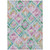 8' X 10' Lavender And Purple Geometric Washable Indoor Outdoor Area Rug