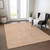 9' X 12' Peach And Beige Geometric Washable Indoor Outdoor Area Rug