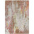9' X 12' Tan Mauve And Ivory Abstract Washable Indoor Outdoor Area Rug
