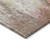 9' X 12' Tan Mauve And Ivory Abstract Washable Indoor Outdoor Area Rug
