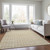 9' X 12' Gold And Ivory Geometric Washable Indoor Outdoor Area Rug