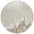 8' Ivory And Beige Round Abstract Washable Indoor Outdoor Area Rug