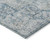 9' X 12' Blue Floral Medallion Washable Indoor Outdoor Area Rug