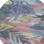 8' Denim Blue And Blush Round Floral Washable Indoor Outdoor Area Rug