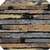 8' Black Gold And Brown Round Striped Washable Indoor Outdoor Area Rug