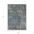 9' X 12' Fern Green Abstract Washable Indoor Outdoor Area Rug