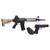 Crosman Game Face Warrior Protection Spring-Powered Airsoft Rifle And Pistol Kit