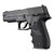 Hogue SIG Sauer P226 OverMolded Rubber Grip with Finger Grooves (Black)