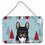 Winter Holiday Design with Dog Art Wall or Door Hanging Prints - 638508111968