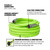 Flexzilla® Garden Hose 5/8" x 50' 3/4" - 11 1/2 GHT Fittings ZillaGreen®