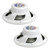Pyle Marine 6×9” 2-Way Speakers (White)
