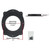 Audiopipe - Toyota 6x9" to 6" PVC Plastic Adapter Ring Spacer Black (Pair)