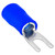 XScorpion Spade Terminals - #8 14/16ga. - Blue (100 pack)