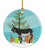 Donkey Christmas Ceramic Ornament - 652259329557