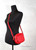 Burberry Branded Red Leather Camera Crossbody Bag